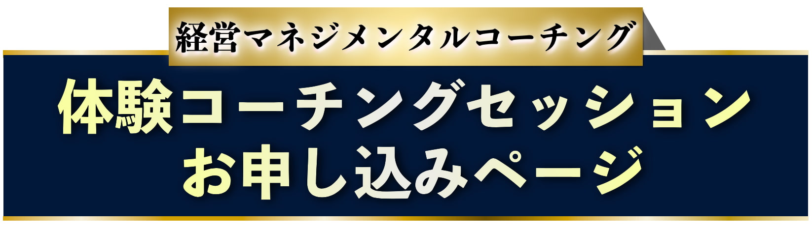 「経営マネジメンタルコーチング」 体験セッションお申し込みページ